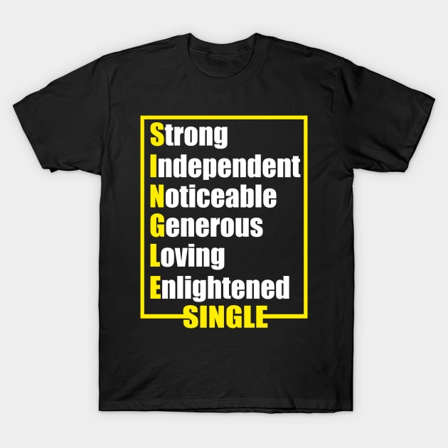 Single acronym T-Shirt by AbstractA